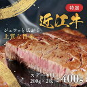 【P10倍xレビュー投稿で2000円クーポン】近江牛 ステーキ サーロイン A5 B4 牛肉 200g×2枚 計400g 送料無料 通販 贈答 近江牛肉 国産 ...