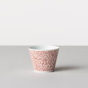 【波佐見焼】 BARBAR 蕎麦猪口大事典 和文/赤 そばちょこ 8cm 170cc 氷裂文 ギフト ラッピング プレゼント