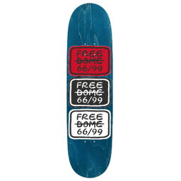 FREEDOME フリーダム STACKED LOGO RED BLACK TEAM 8.125インチ SKATEBOARD スケートボード スケボー デッキ [セ]