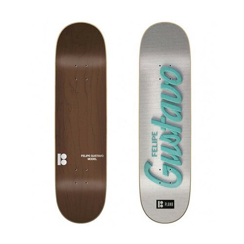 PLAN B プランビー EMBROIDERED FELIPE GUSTAVO 7.87インチ SKATEBOARD スケートボード スケボー デッキ [セ]