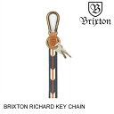 BRIXTON uNXg RICHARD KEY CHAIN CREAM/BLACK L[z_[ ANZT[ Xg[g XP[g Y Z