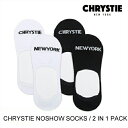 CHRYSTIE NYC NXeB NOSHOW SOCKS 2IN1 XP[gEYECE\bNX lC㏸IrrbgJ[ [Z]