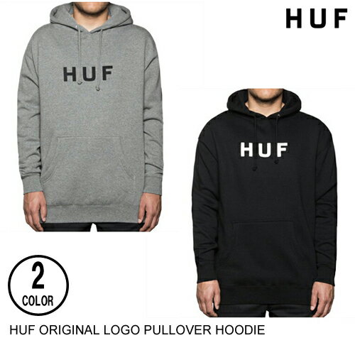 HUF ハフ ORIGINAL LOGO PULLOVER HOODIE 2色 S-XXL 日本代理店正規品 プルオーバーフーディー 60