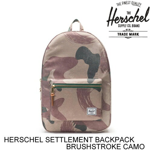 HERSCHEL ϡ SETTLEMENT BRUSHSTROKE CAMO ȥ Хåѥå Ź