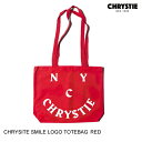 CHRYSTIE NYC NXeB SMILE LOGO TOTE RED g[gobO