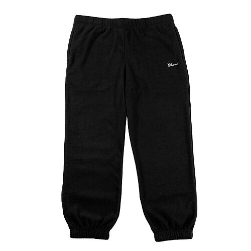 GRAND COLLECTION グランドコレクション MICRO FLEECE PANT BLACK S フリース パンツ 60