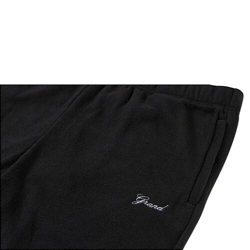 GRAND COLLECTION グランドコレクション MICRO FLEECE PANT BLACK S フリース パンツ 60