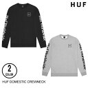 HUF nt DOMESTIC CREWNECK 2F S-XXL {㗝XKi g[i[