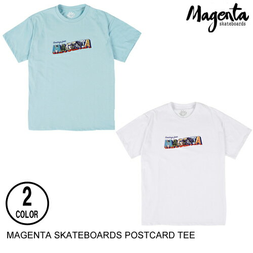 MAGENTA SKATEBOARDS マジェンタ POSTCARD TEE 2色 M-XL 半袖Tシャツ