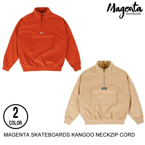 MAGENTA SKATEBOARDS マジェンタ KANGOO NECKZIP CORD 2色 M-XL ネックジップ