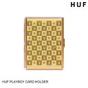 HUF nt PLAYBOY CARD HOLDER GOLD J[hz_[