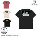 BRIXTONブリクストンLINWOODS/STEE【2色】M-XL半袖Tシャツ[セ]
