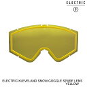 ELECTRIC エレクトリックゴーグル ジャパンフィット KLEVELAND SNOW GOGGLE SPARE LENS YELLOW スノーボード ゴーグル スペアレンズ 日本代理店正規品 セ