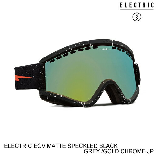 ELECTRIC 쥯ȥå EGV MATTE SPECKLED BLACK GREY/GOLD CHROME JP Ρ...