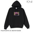 POLAR SKATE CO. ポーラー BACHE HOODIE BLACK M-L フーディー ［セ］