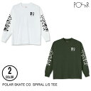 POLAR SKATE CO. |[[ SPIRAL L/S TEE 2F M-L TVc Z