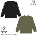 BRIXTON uNXg CREST L/S TEE 2F M-XL TVc {㗝XKi Z