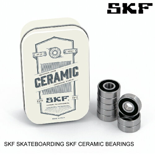 SKF SKATEBOARDING エスケーエフ SKF CERAMIC BEARINGS ベアリング スケートボード スケボー [セ]