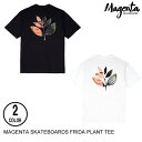 MAGENTA SKATEBOARDS }WF^ FRIDA PLANT TEEy2Fz M-L TVc [Z]