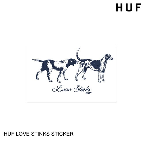 HUF ϥ LOVE STINKS STICKER ƥå Ź []