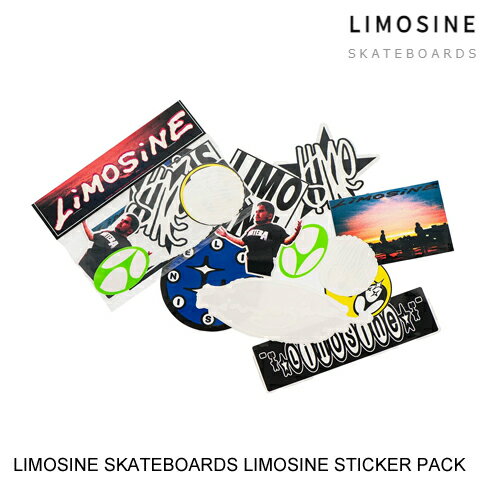 乐天商城 - LIMOSINE SKATEBOARDS リモジン LIMOSINE STICKER PACK ステッカー セ