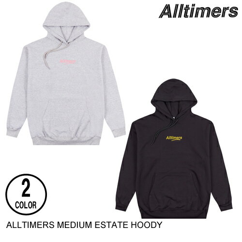 Rakuten - ALLTIMERS オールタイマーズ MEDIUM STATE EMBROIDERED HOODY 2色 L フーディ