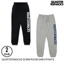 QUARTERSNACKS クウォータースナックス DORM ROOM SWEATPANTS 2色 M-L スウェットパンツ セ