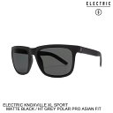 ELECTRIC GNgbN KNOXVILLE XL SPORT MATTE BLACK / HT GREY POLAR PRO ASIAN FIT TOX {㗝XKi Z