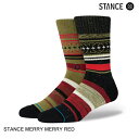 STANCE X^X MERRY MERRY RED XP[gEYECE\bNX Z