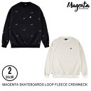 MAGENTA SKATEBOARDS }WF^ LOOP FLEECE CREWNECK 2F L t[X Z