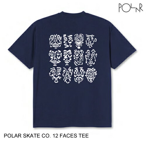 Rakuten - POLAR SKATE CO. ポーラー 12 FACES TEE DARK BLUE M 半袖Tシャツ 日本代理店正規品