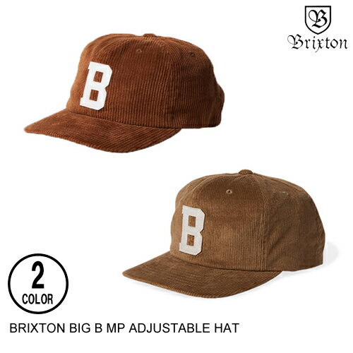 Rakuten - BRIXTON ブリクストン BIG B MP ADJ CAP 2色 日本代理店正規品 セ