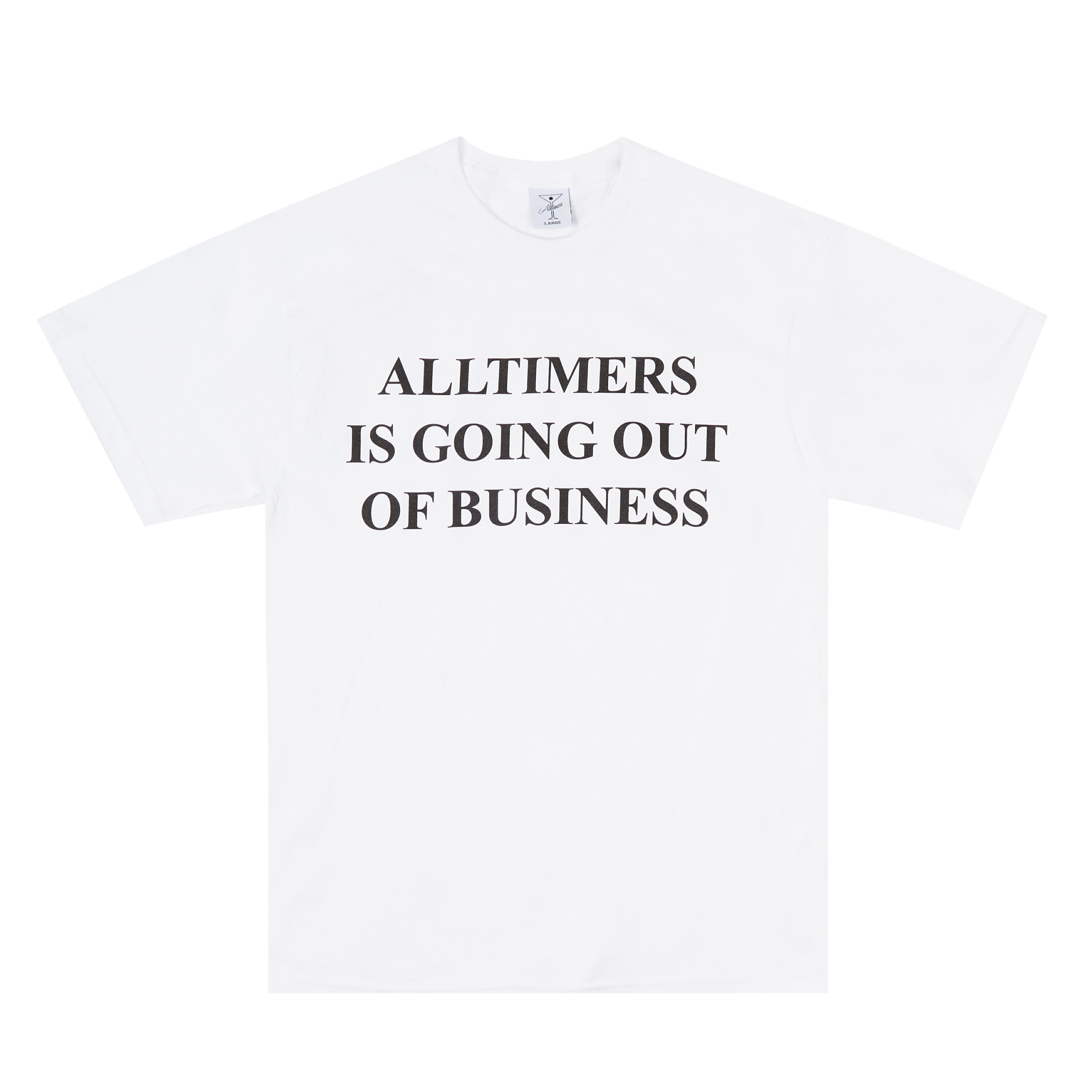 ALLTIMERS オールタイマーズ FAKE NEWS TEE WHITE M-L 半袖Tシャツ 3