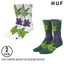 HUF nt GREEN BUDDY BLOSSOM SOCK 2F CE\bNX {㗝XKi Z