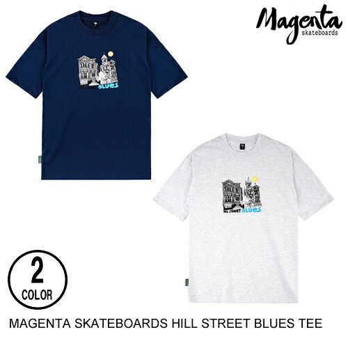 MAGENTA SKATEBOARDS マジェンタ HILL STREET BLUES TEE 2色 L 半袖Tシャツ MAGENTA SKATEBOARDS マジェンタ HILL STREET BLUES TEE 2色 L 半袖Tシャツ