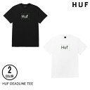 HUF nt DEADLINE TEE 2F M-L TVc {㗝XKi Z