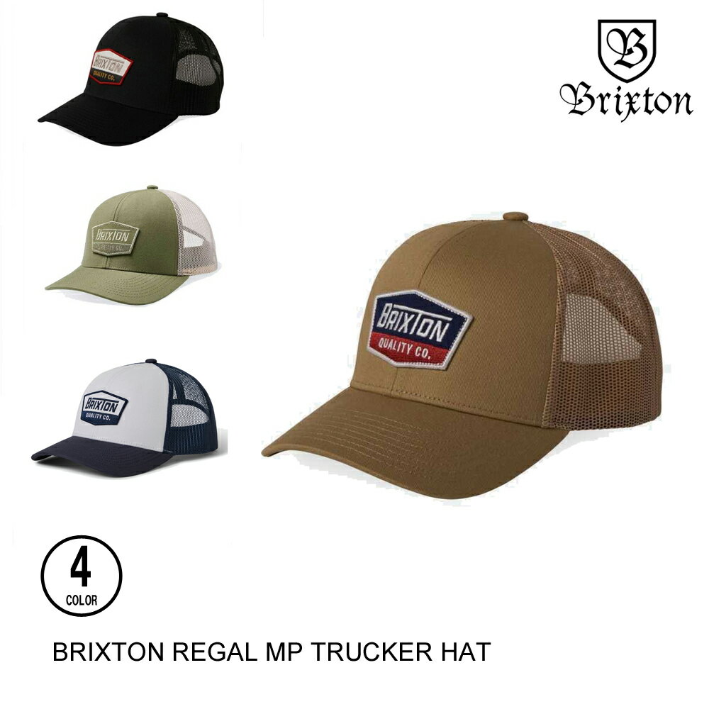 乐天商城 - BRIXTON ブリクストン REGAL MP TRUCKER HAT 4色 キャップ 日本代理店正規品 セ