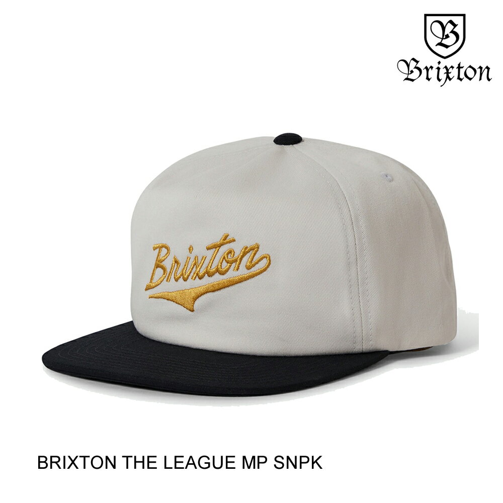 乐天商城 - BRIXTON ブリクストン THE LEAGUE MP SNAPBACK BLACK/OFF WHITE キャップ 日本代理店正規品 セ