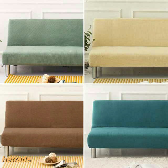 一体型 1人掛け 3人掛け 2人掛け ソファベッド ソファカバー 3サイズ フィット ソファーベッド 肘なし 1枚 かけるだけ ソファーカバー 2人用 [2]