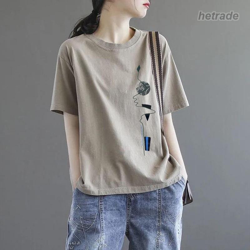 Tシャツ レディース 短袖 ラウンドネ レディースファッション 新登場! A:緑 B:グレー C:紫 D:黄 E:ピンク F:カーキ G:青 M L XL 2XL 3XL 4XL