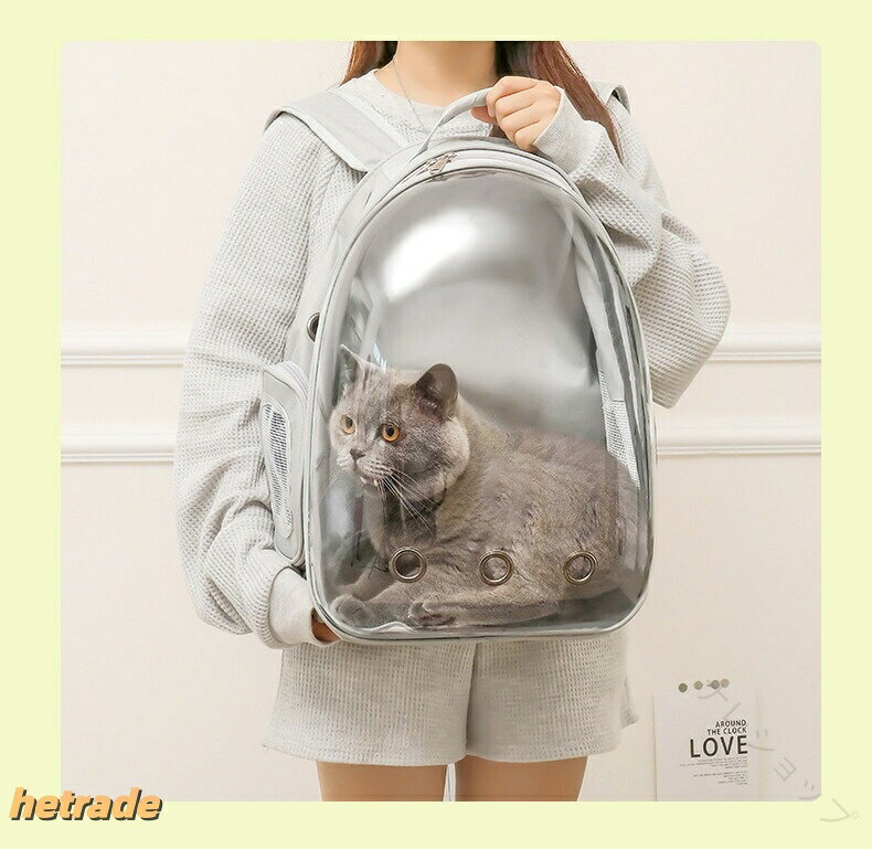 ペットリュック 猫 小型犬 兎 ねこキャリーバッグ ペットキャリーバッグ 猫キャリ...
