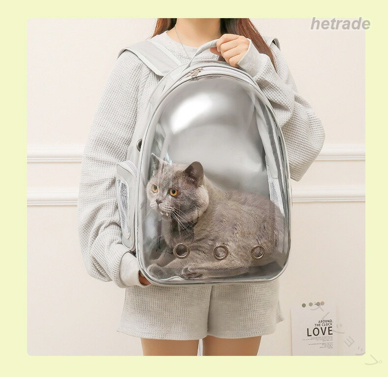 ペットリュック 猫 小型犬 兎 ねこキャリーバッグ ペットキャリーバッグ 猫キャリ...