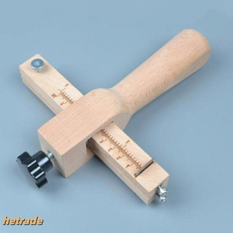 HEトレードの革工具 ストラップカッター 木製 革細工 ウッドクラフトストリップ レザーツール 4枚刃付き 大工 作業工具 手作り ハンドメイド DIY 工芸用品 カッティングツール 初心 多用途 丈夫 耐久｜アングル2