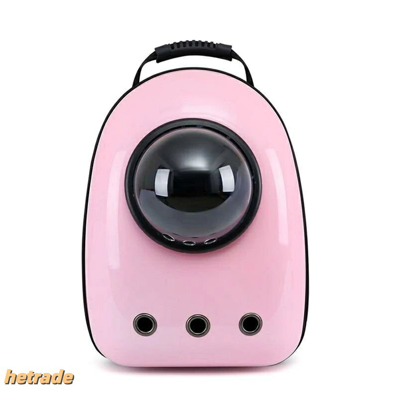 HEトレードのペットキャリーバッグ ペット リュック 宇宙船カプセル型 ペットバッグ 犬猫兼用 ネコ ニャンコ 犬 バッグ リュック型ペットキャリー 猫キャ 猫バッグ ペットリュック ペットキャリー｜アングル3
