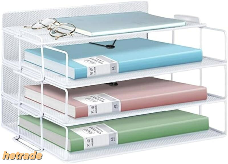 書類トレー ファイルラック A4 レターケース 書類収納ボックス 書類整理 卓上収納...