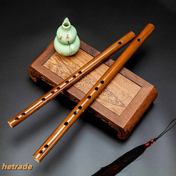 中華 篠笛 竹製 フルート バンブーフルート ロング 入門用 竹 32cm 35cm 38cm 天然...