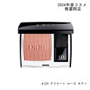 2024/1/1 発売 【国内正規品】DIOR ディオールショウ ＃225 デリケート ローズ サテン チークカラー　数量限定 ディオール スプリング コレクション 2024年春コスメ