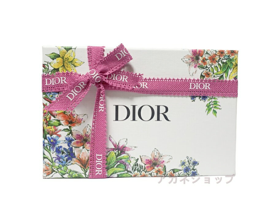 ディオール ギフト レディース（3000円程度） ディオール Dior バレンタイン 2023 ギフト ボックス 小サイズ 花柄 ラッピング 箱 ピンク リボン ペーパークッション付き 母の日