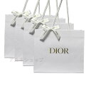 クリスチャンディオール Dior ディオール 正規店 ペーパーバッグ 紙袋ショッパー 4枚セット （サイズ：約23×27×11.5cm）