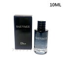 【国内正規品】 クリスチャンディオール Dior ソヴァージュ オードゥ トワレ 10ml SAUVAGE 男性用香水、フレグランス 公式ボトル (ミニチュア香水)